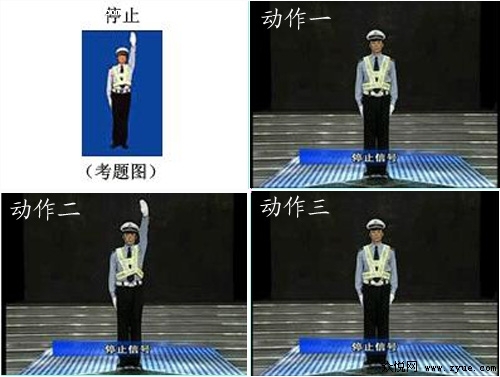 新交警手势图解对照1