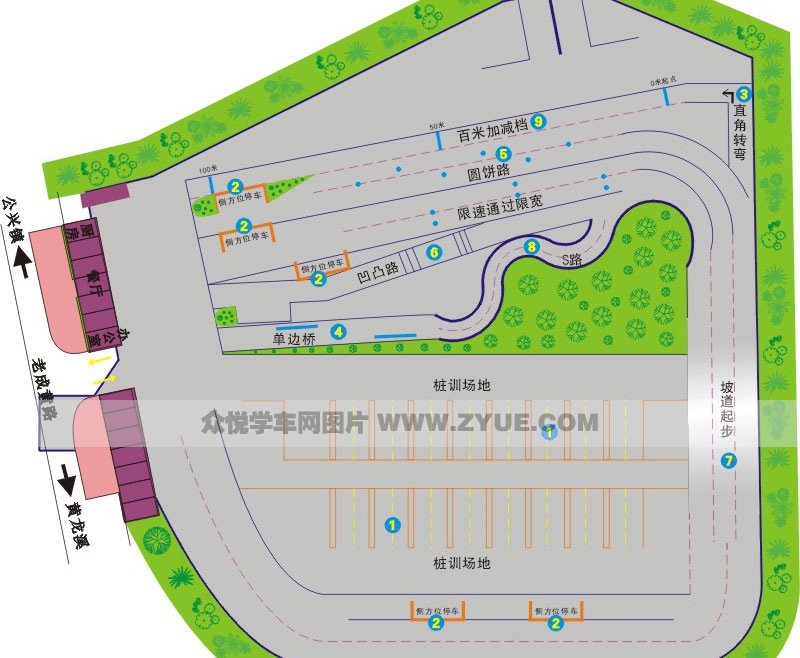 武安驾校训练场地效果图