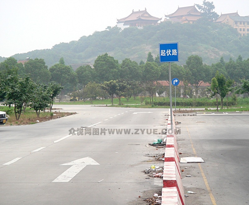 锦江驾校起伏路段