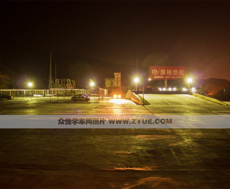 永丰驾校夜间训练场地