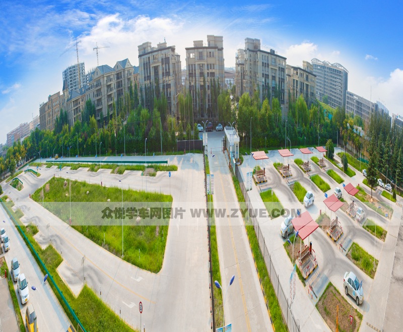 西安锦志程驾校全景图