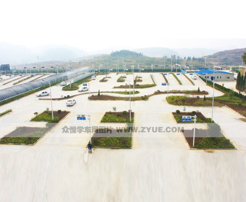 绵阳盐亭实验驾校训练场地大图